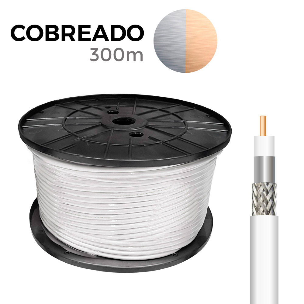 Carrete manguera tubular 2x1,5 blanca 15 mts.